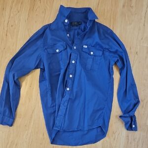 Ralph Lauren Navy Beach Twill Shirt